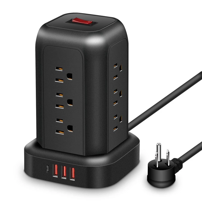 12 udtag forlængerledning US Power Strip