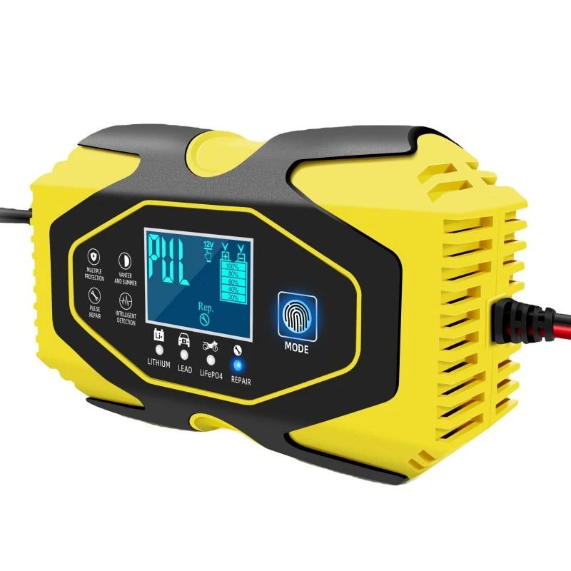 12V 24V Motorcykel Bil Batterioplader