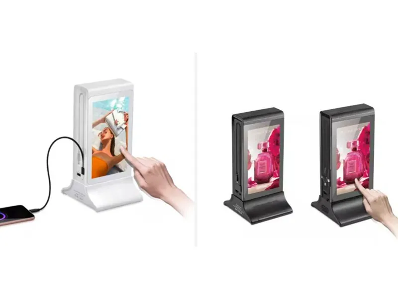 Om tabellen Annonceringsspiller Menu Power Bank