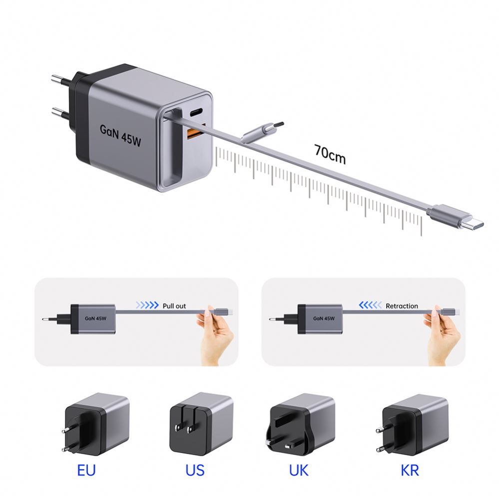 Ny favorit til hurtig opladning: udtrækkelig hurtigopladning