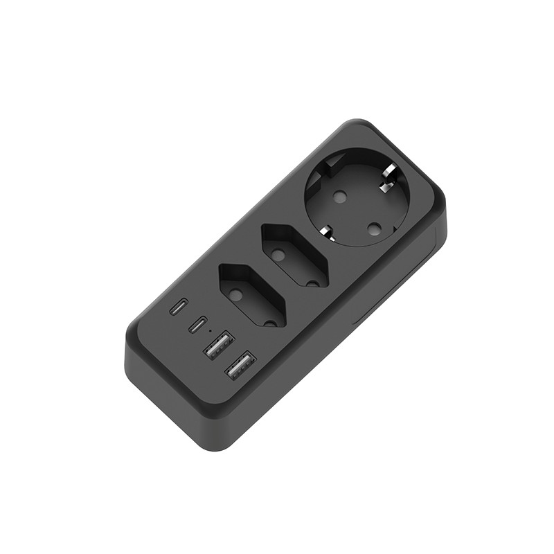 3 forretninger EU Wall Power Strip