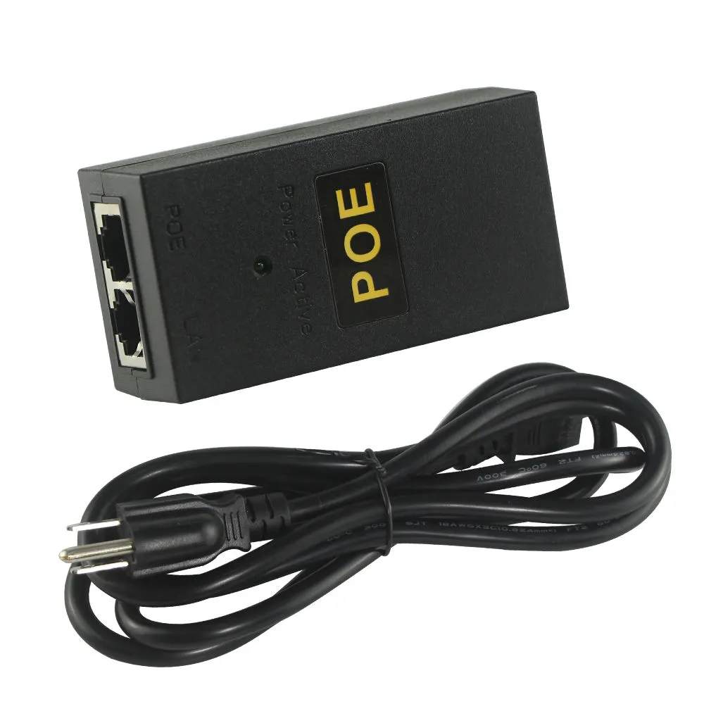 48V 0,5A Desktop POE Injector Adapter
