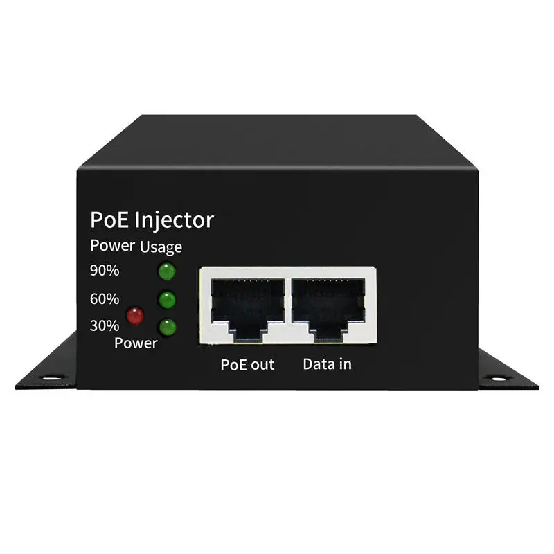 90W metalkasse IEEE802.3bt Gigabit PoE-injektor