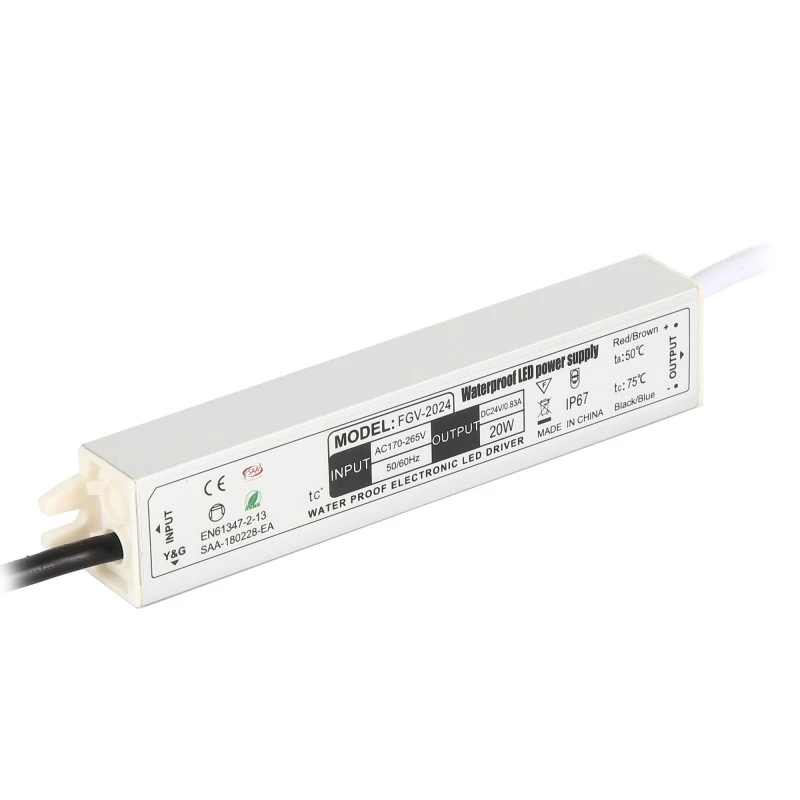 IP67 Vandtæt LED Driver Aluminium Switching Power Supply