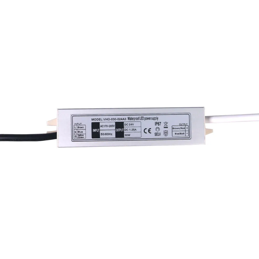 Ultratynd eller slank 12V/24V AC-DC LED SMPS strømforsyning